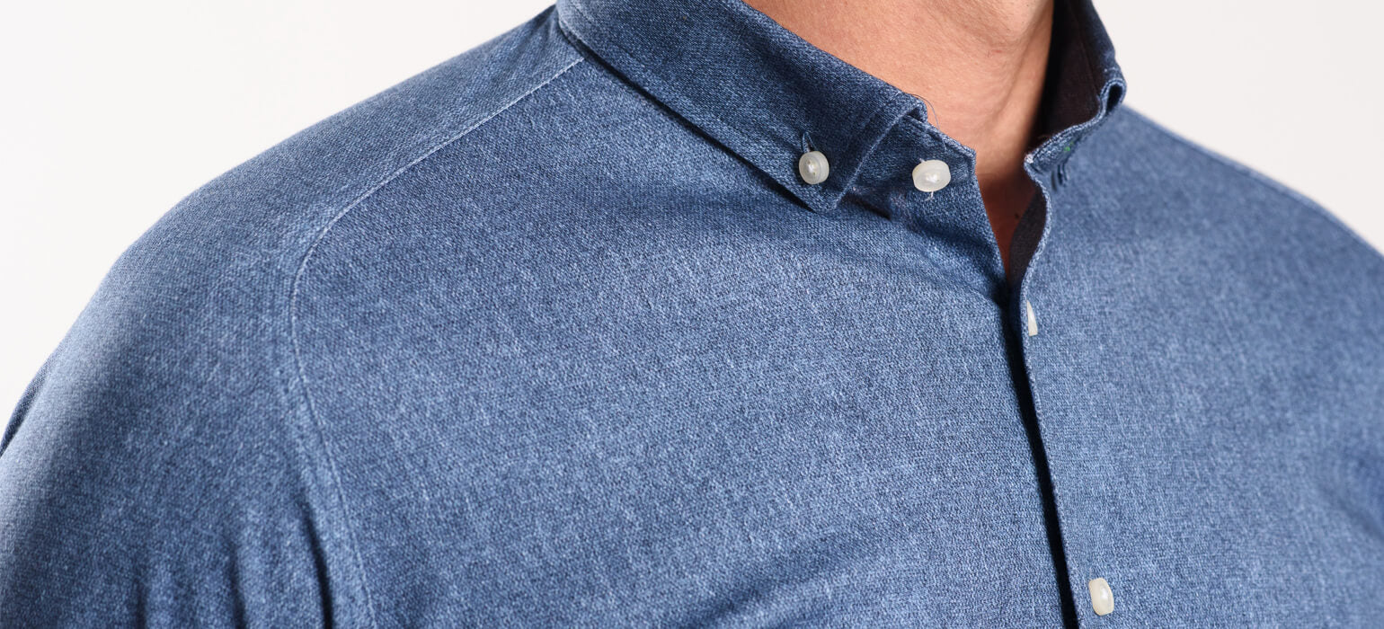 Stretch Extra Slim Fit Shirt in Denim